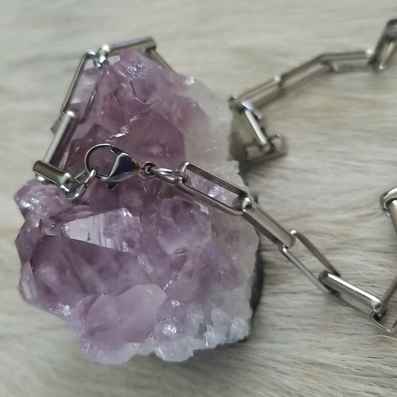 Square Paperclip Necklace - Picture 4 of 8